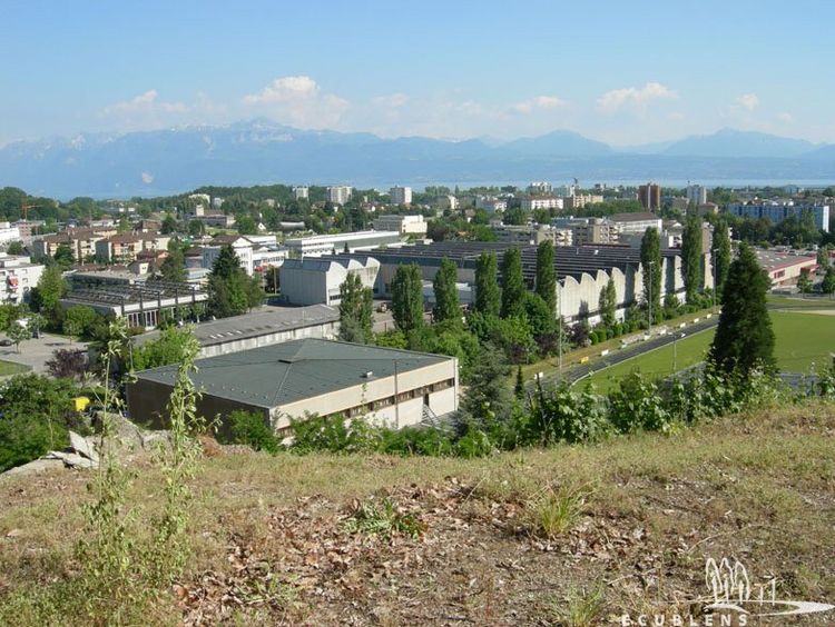 Vue sur la plaine du Croset à Ecublens