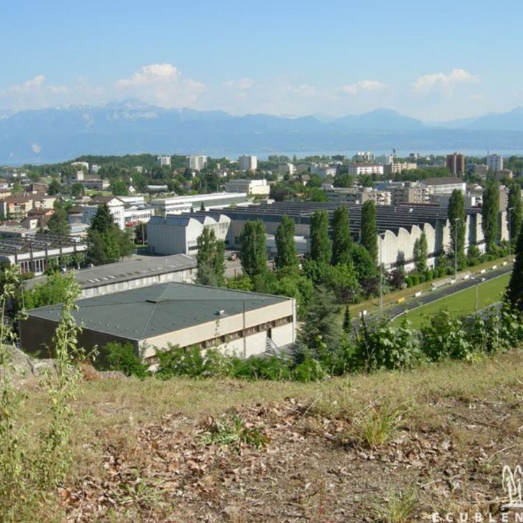 Vue sur la plaine du Croset à Ecublens